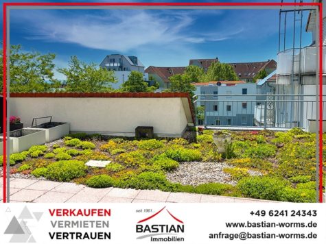 All-in-one: Stylisch renovierte Dachgeschoss-Maisonette-Terrassen-Panoramawohnung in Herrnsheim!, 67550 Worms / Herrnsheim, Maisonettewohnung