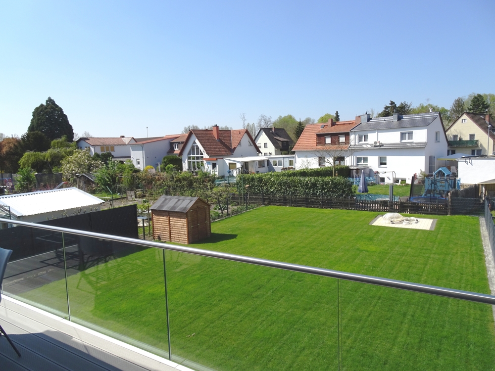 Blick vom Balkon