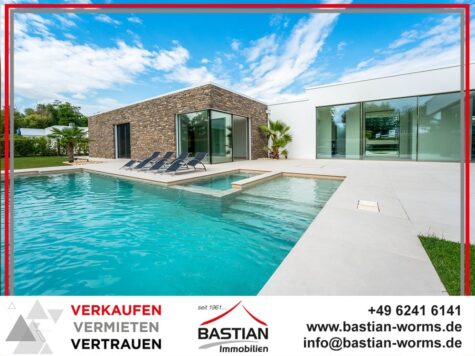 Licht. Raum. Perfektion: Architektonisches Meisterwerk mit High-End-Ausstattung!, 67551 Worms, Villa