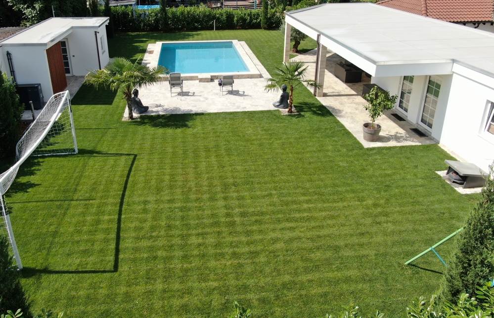 Garten Vogelperspektive