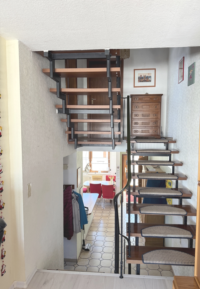 Treppe zu Ebene 3