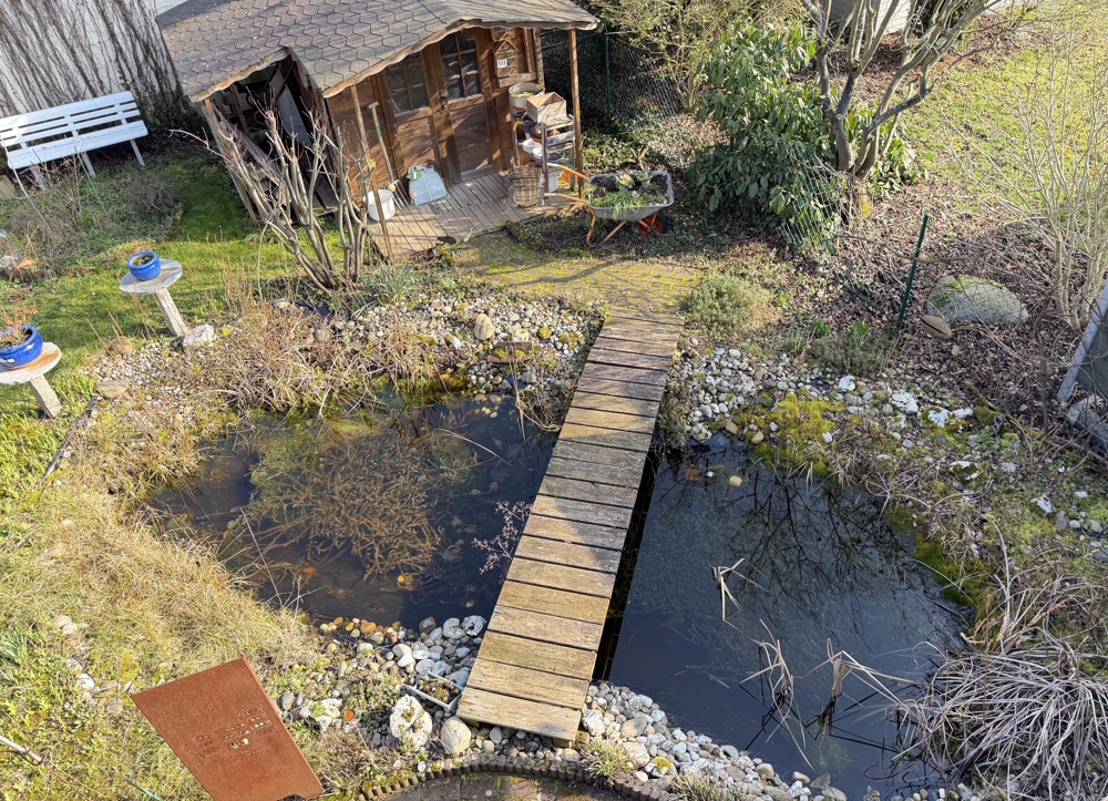 Blick vom Balkon