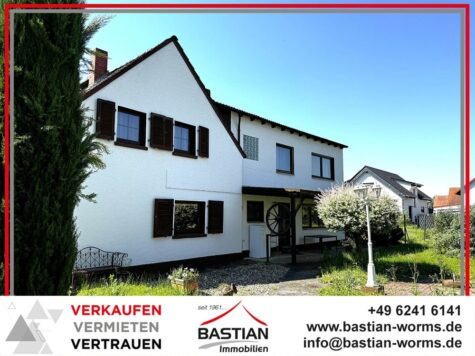 Urbane Idylle: DHH in natur-/stadtnaher Lage mit großem Garten und Garage, Karl-Marx-Siedlung!, 67547 Worms, Einfamilienhaus