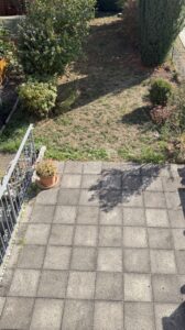 Blick vom Balkon