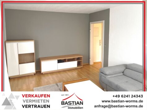 Alles vor der Haustür: 2-Zimmerwohnung mit Balkon – Zentrumslage!, 67547 Worms, Etagenwohnung