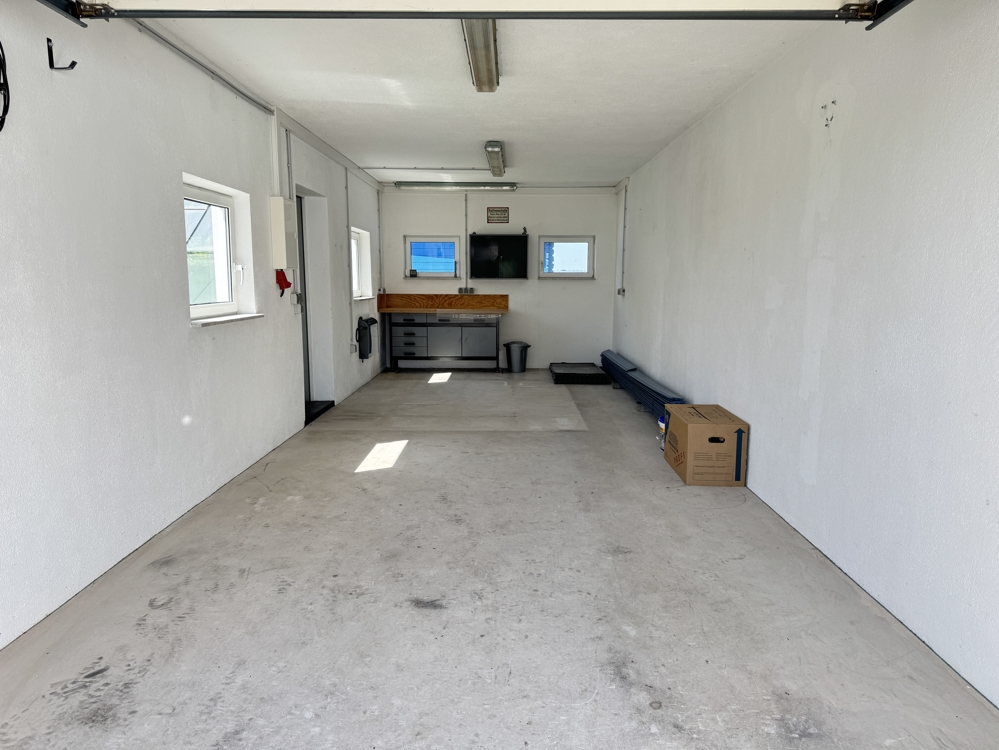 überlange Garage