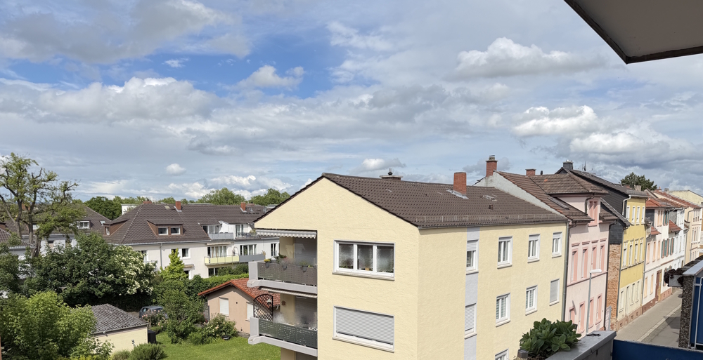 Blick vom Balkon