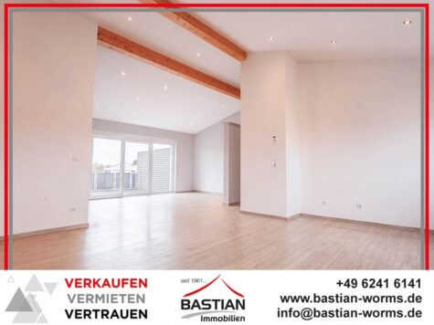 Für Luftikusse und Sternengucker: Trendige DG-Wohnung, XL-Terrasse, Lift, Worms-West!, 67549 Worms, Dachgeschosswohnung