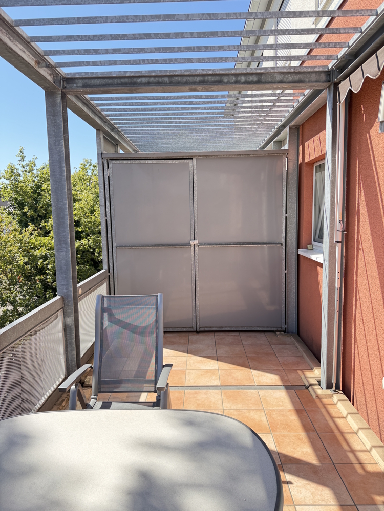 Ostbalkon m. Abstellkammer